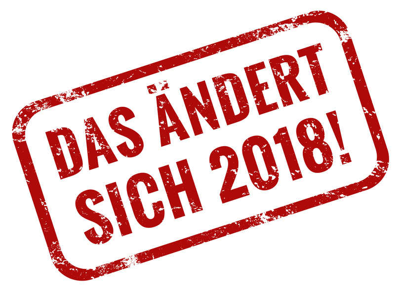 Änderungen 2018